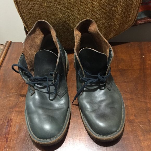 CLARKS MEN'S LEATHER BOOTS SIZE 11 - Picture 2 of 14